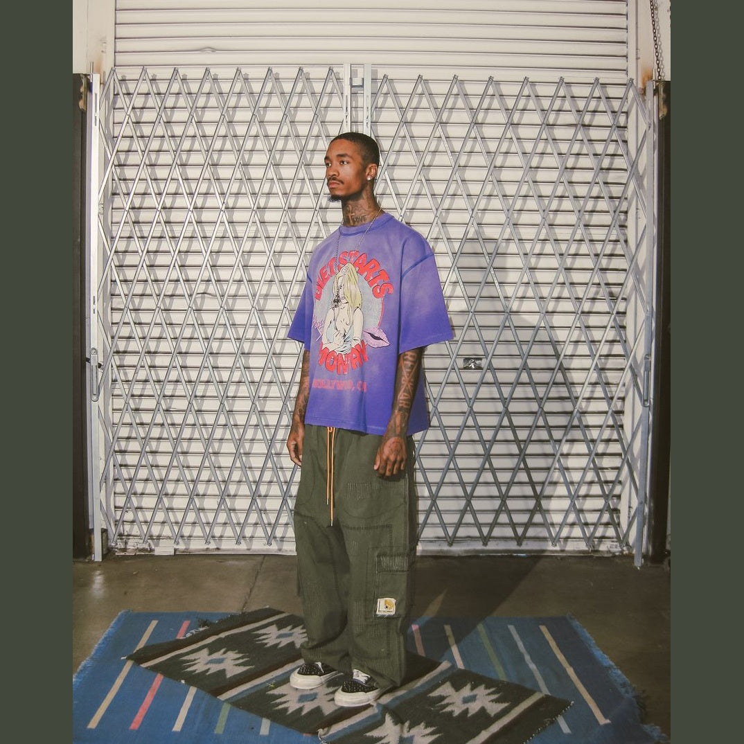 Hollywood SS Tee Purple
