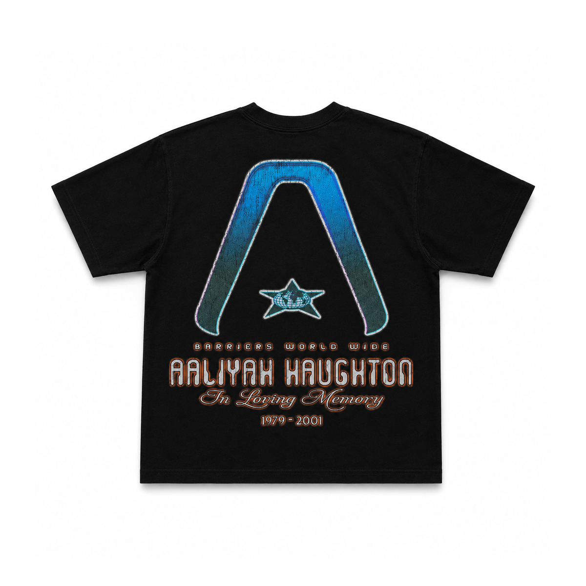 Barriers x Aaliyah "Signature" T-Shirt Black