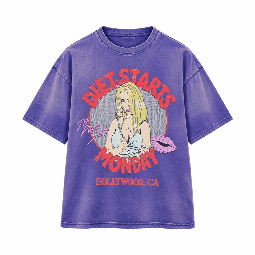 Hollywood SS Tee Purple