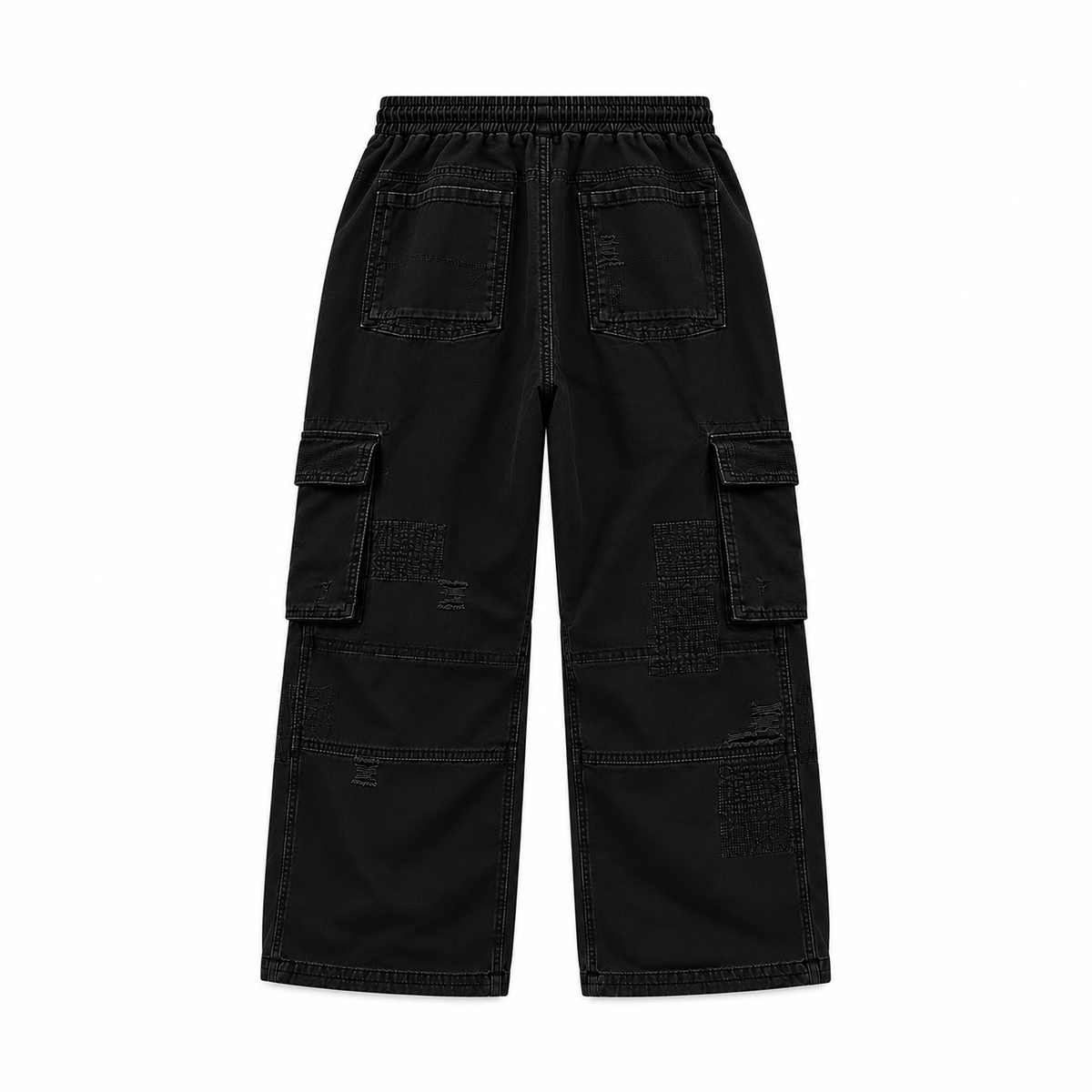Repair Cargo Pants Black