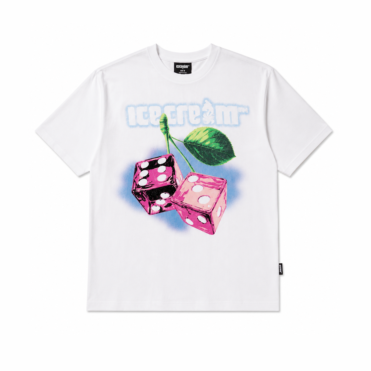 Cherries SS Tee White