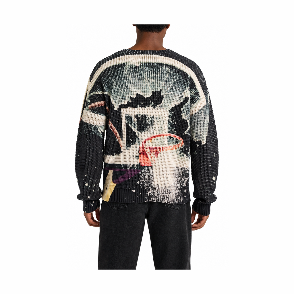 Break the Backboard Printed Sweater