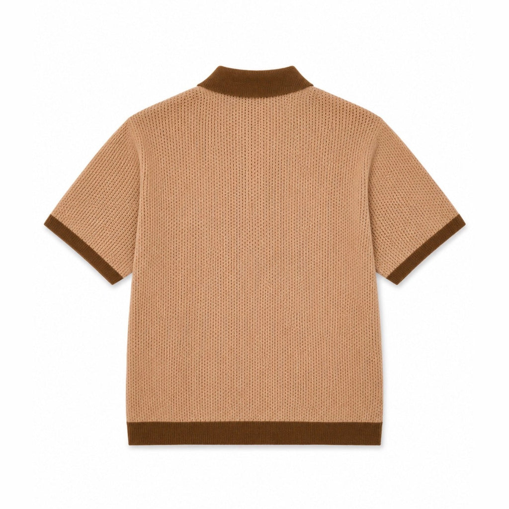 Open Knit Polo