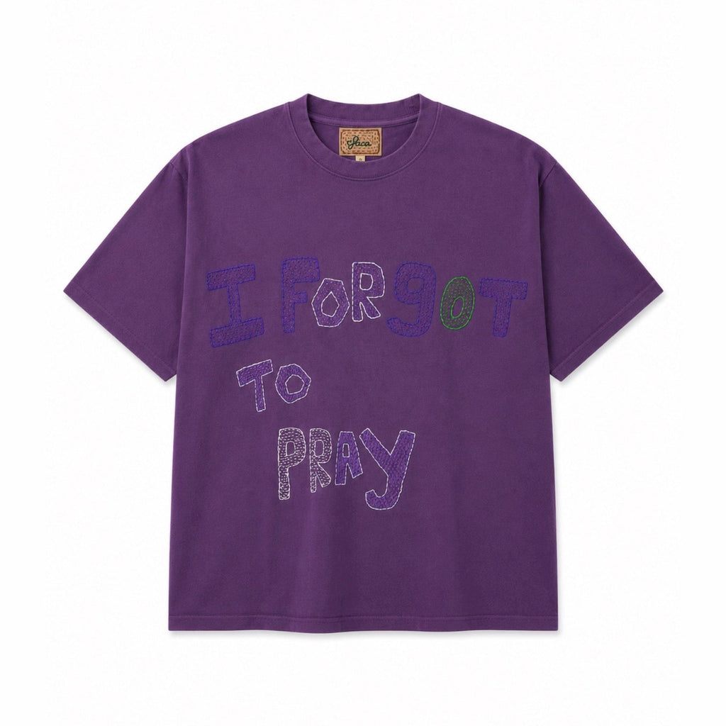 I Forgot To Pray Tee Purple