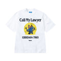 Smiley Call My Lawyer Bear W T-Shirt