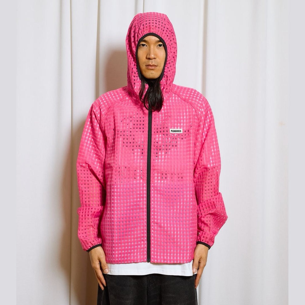 System Plaid Hooded Jacket