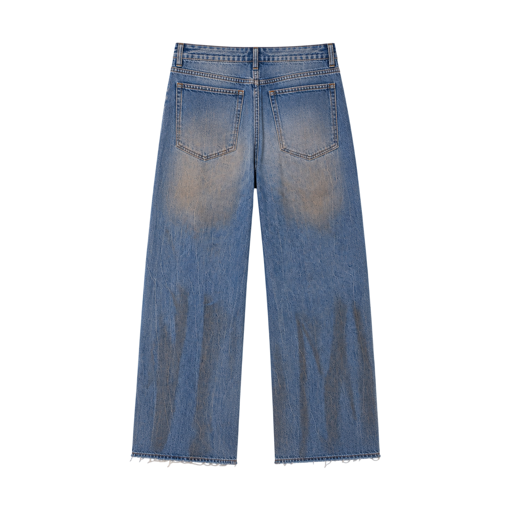 Ultra Baggy Ran Over Denim