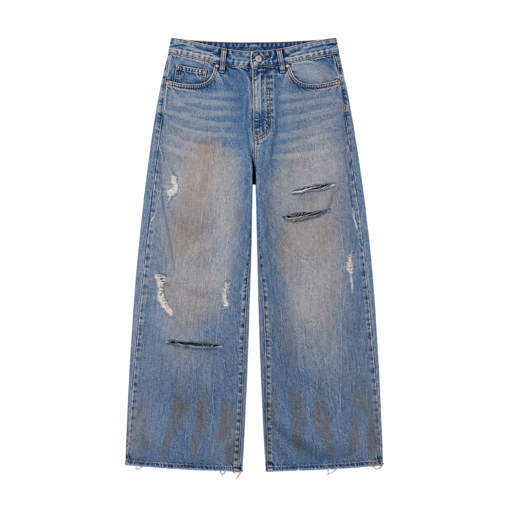 Ultra Baggy Ran Over Denim