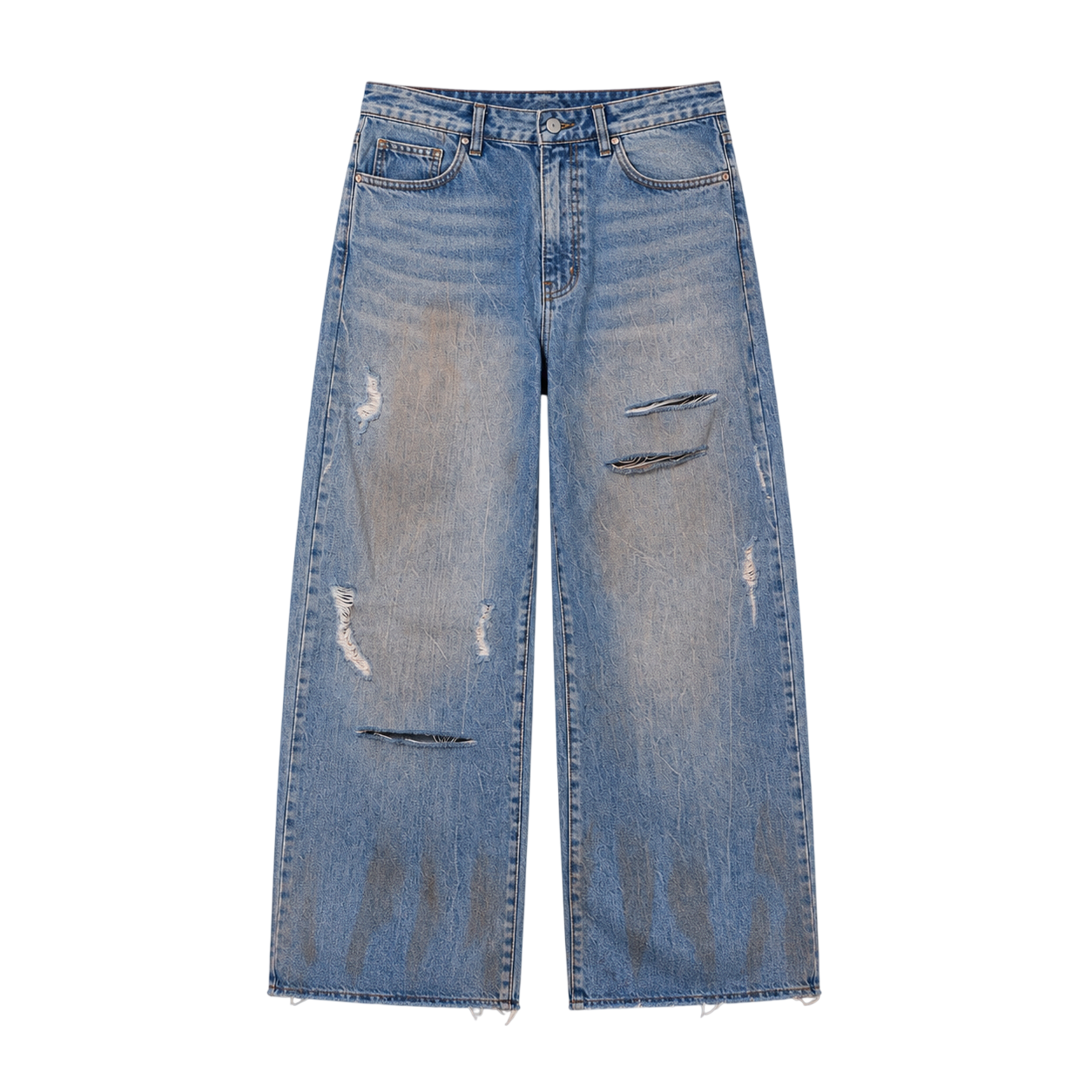 Ultra Baggy Ran Over Denim