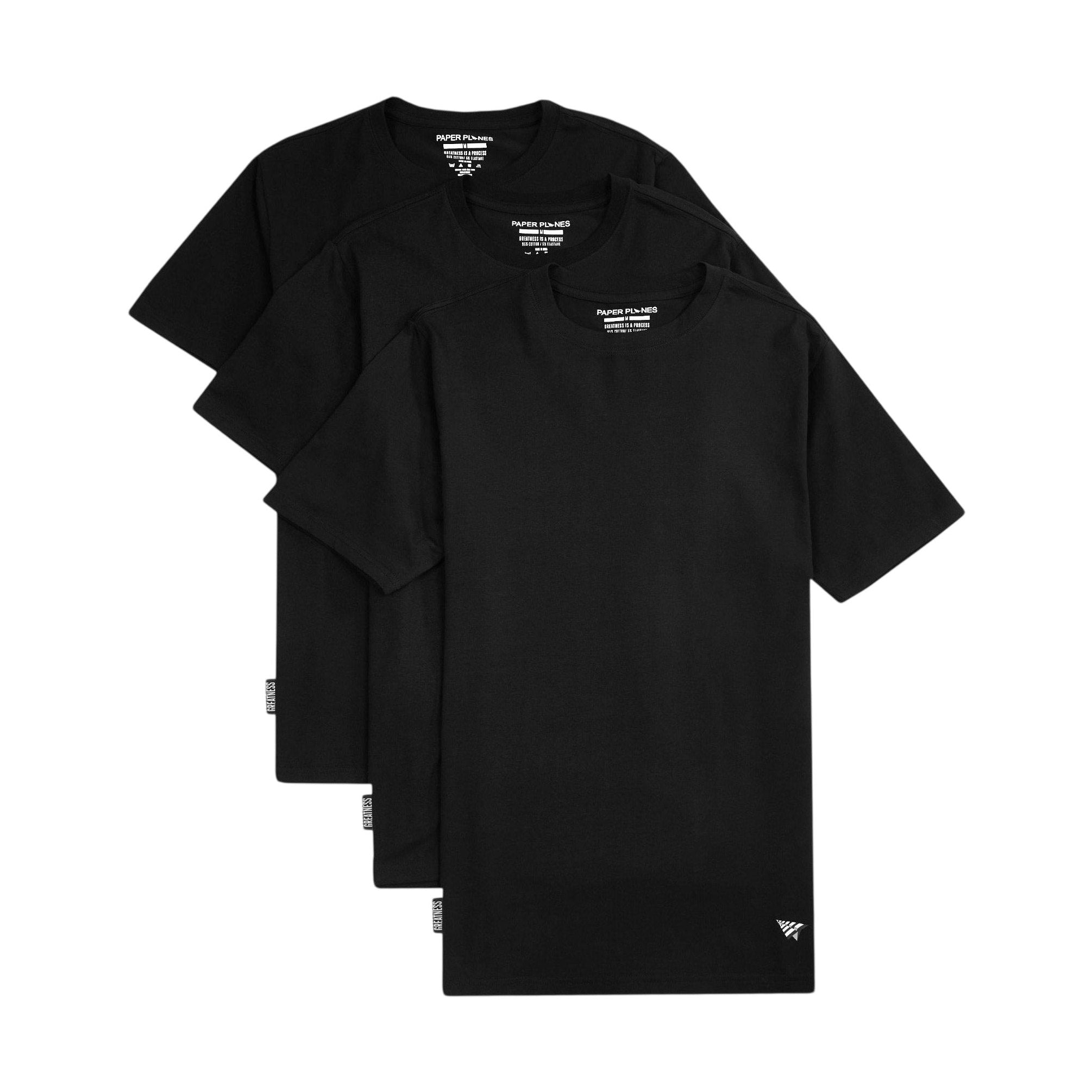 Essential 3-Pack Tee (Black)