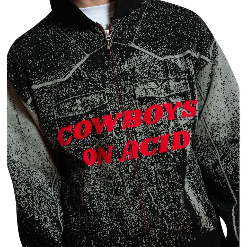 Acid Cowboy Knitted Hoodie